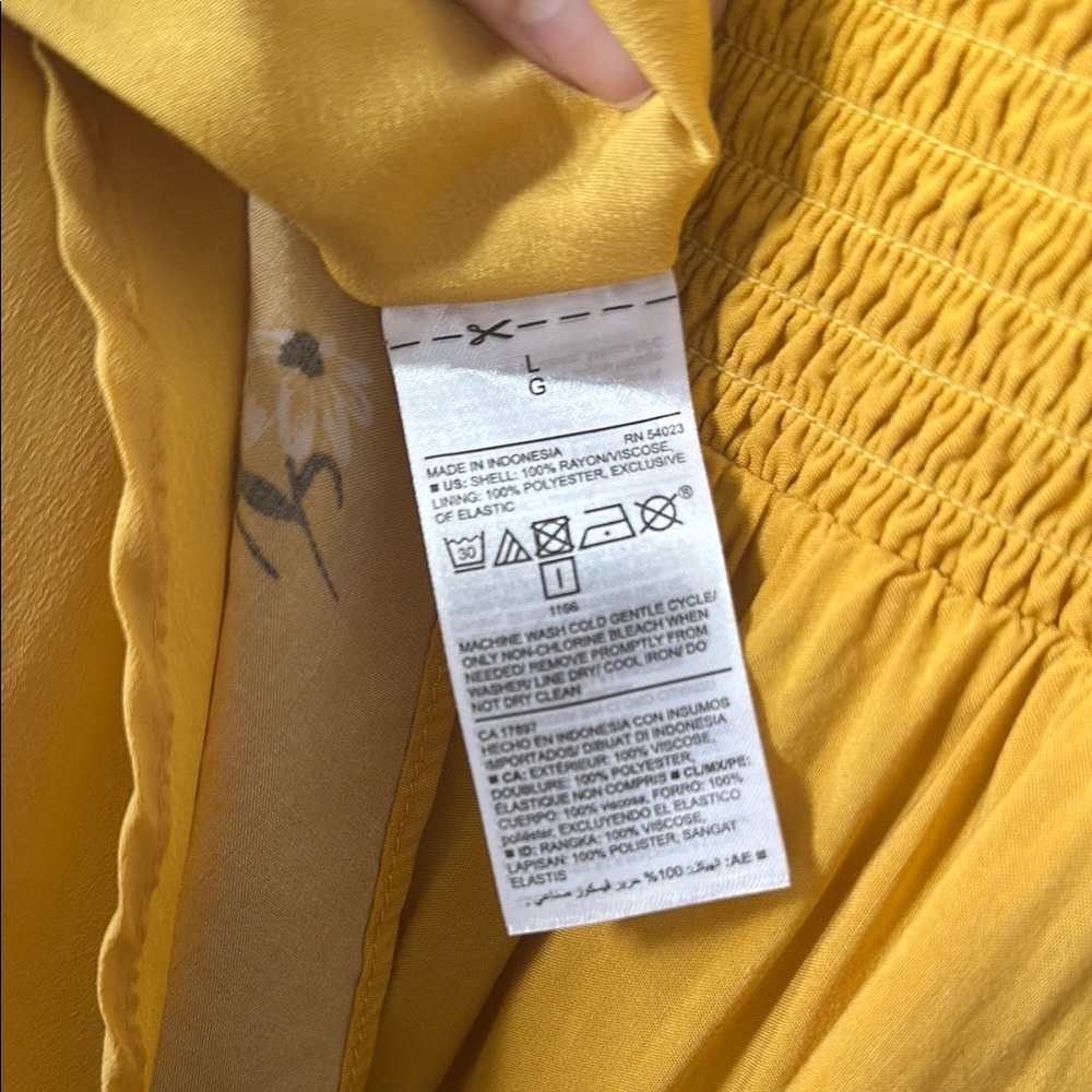 Old Navy Yellow Floral Spaghetti-Strap Sundress - Picture 12 of 12